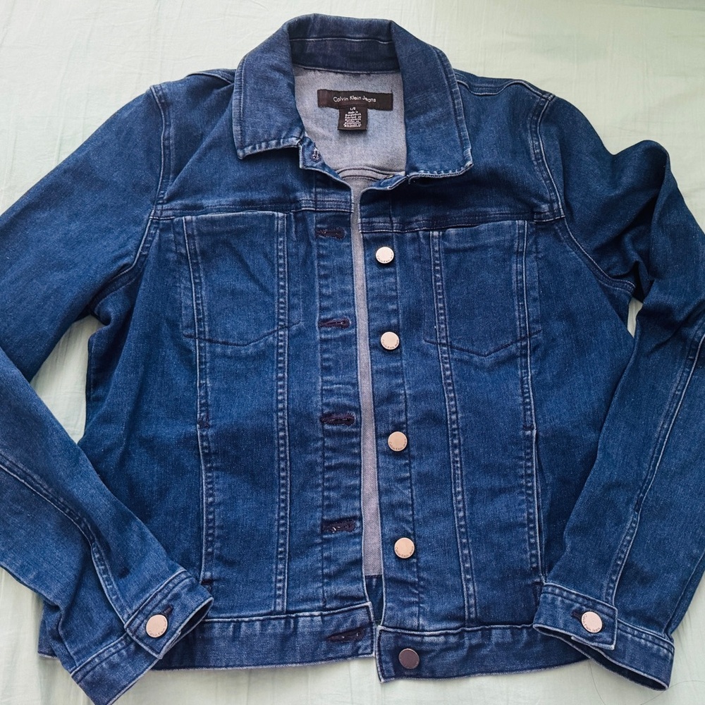 Calvin Klein Jeans Light Blue Denim Jacket - Price Negotiable
